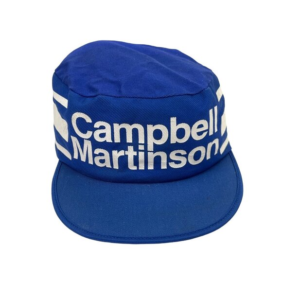 Campbell Martinson Adjustable Baseball Hat/Cap Blue/White 63f - Picture 2 of 9